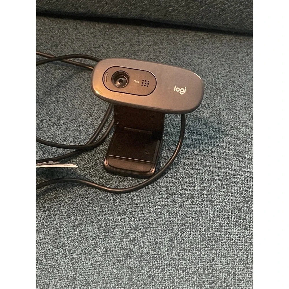 Logitech HD Webcam Black 720P 30FPS Video Web Cam Camera